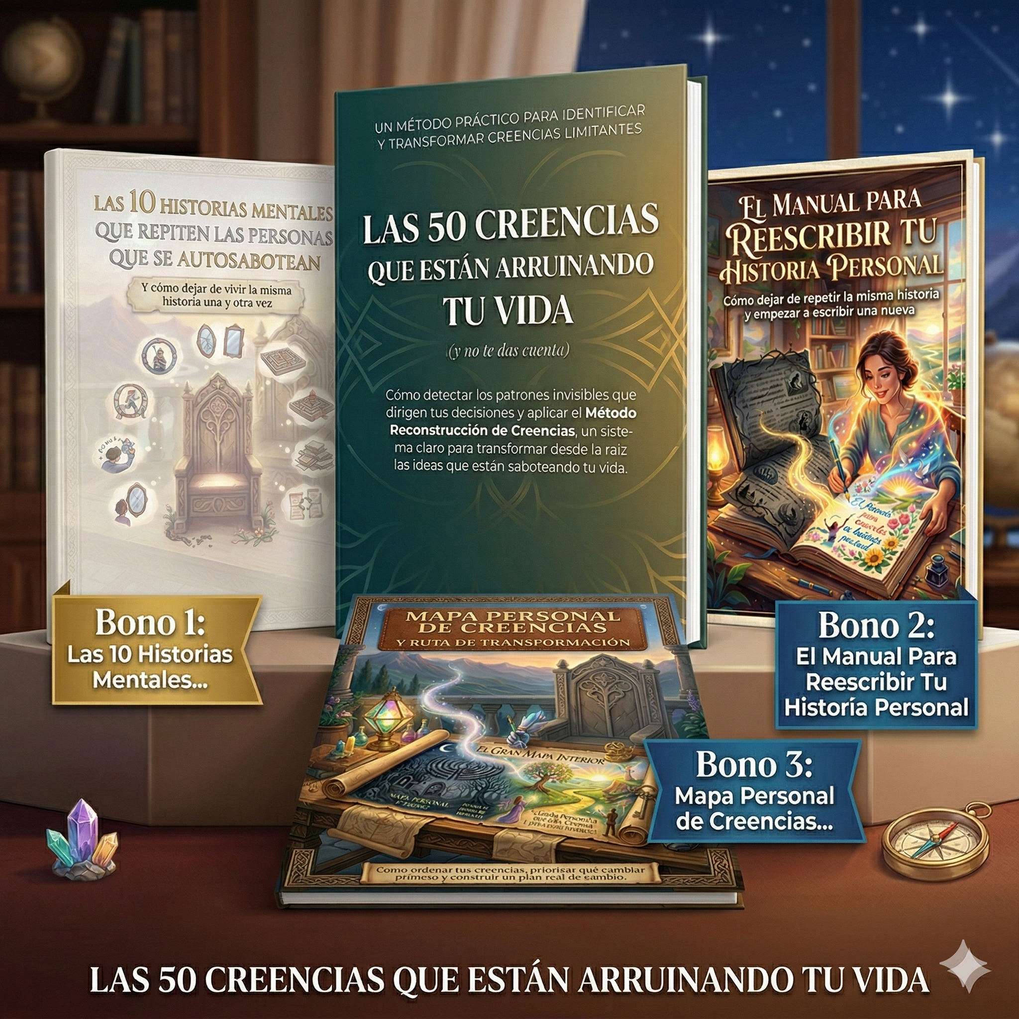 SISTEMA REESCRIBÍ TU HISTORIA - Un proceso práctico para entender tus creencias, dejar de repetir patrones y empezar a cambiar tu vida.